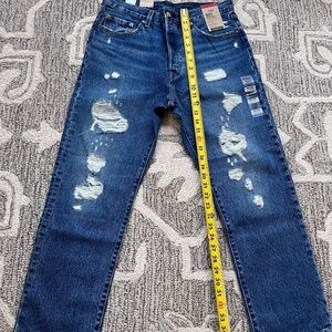 Levis 501 original cropped 29x26